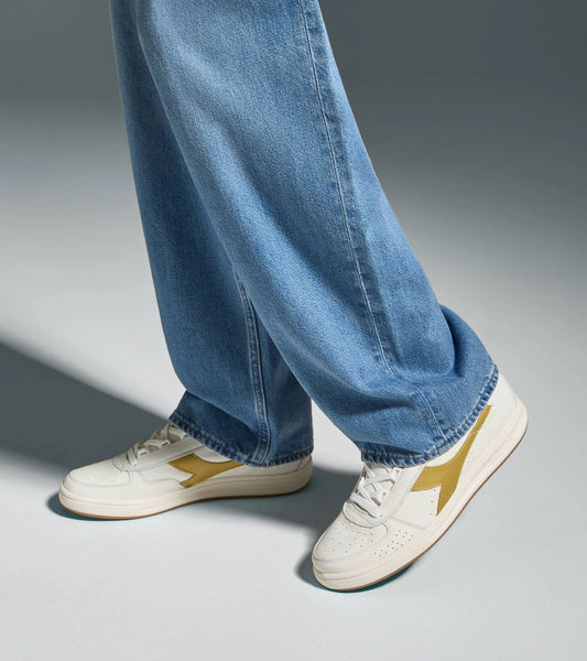 Diadora Heritage Collection B.ELITE '84|ディアドラ スニーカー ホワイト ゴールド メンズ レディース