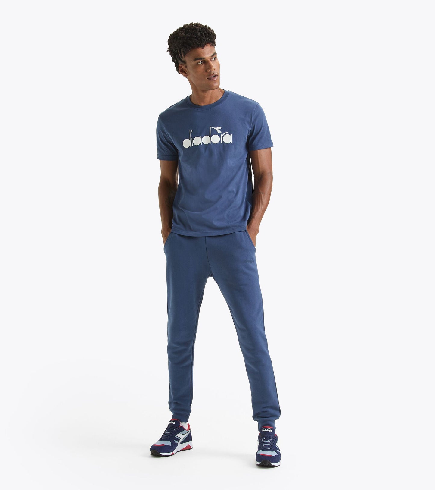 Diadora アパレル T-SHIRT SS LOGO Tシャツ - UNISEX - ブルー