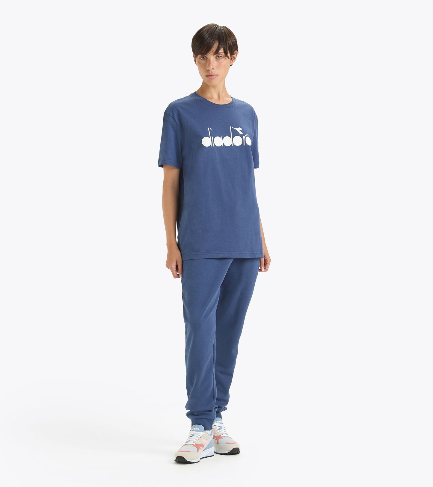 Diadora アパレル T-SHIRT SS LOGO Tシャツ - UNISEX - ブルー