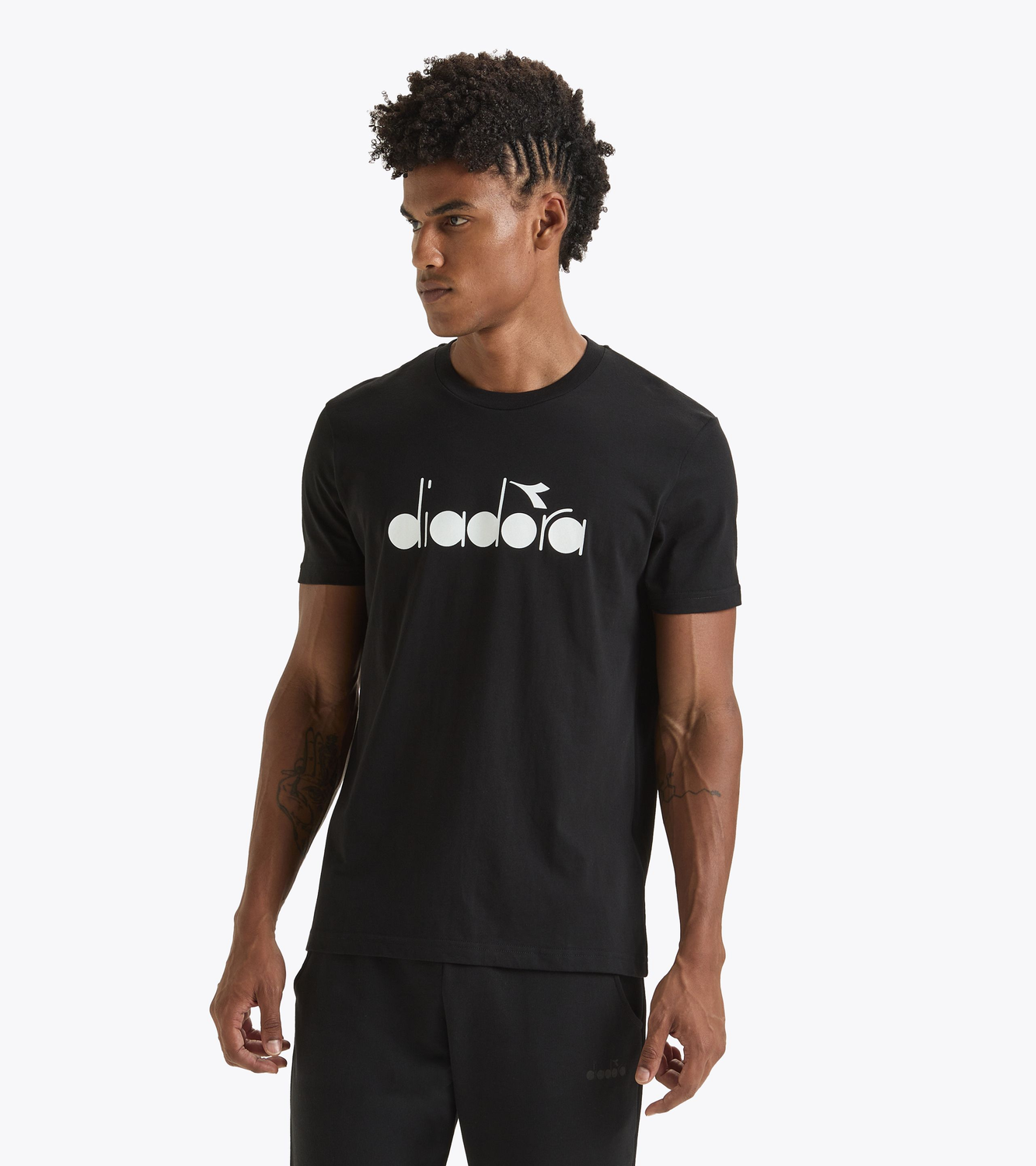 Diadora アパレル T-SHIRT SS LOGO Tシャツ - UNISEX - ブラック