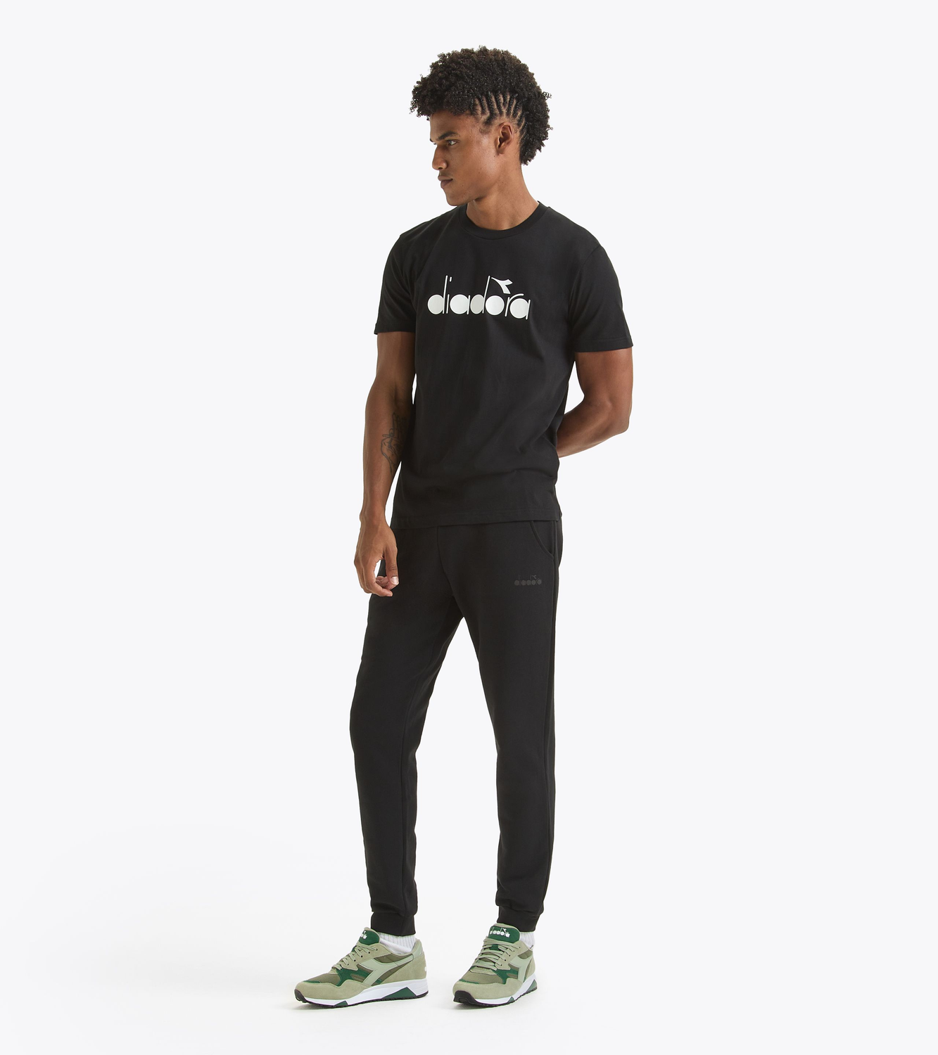 Diadora アパレル T-SHIRT SS LOGO Tシャツ - UNISEX - ブラック