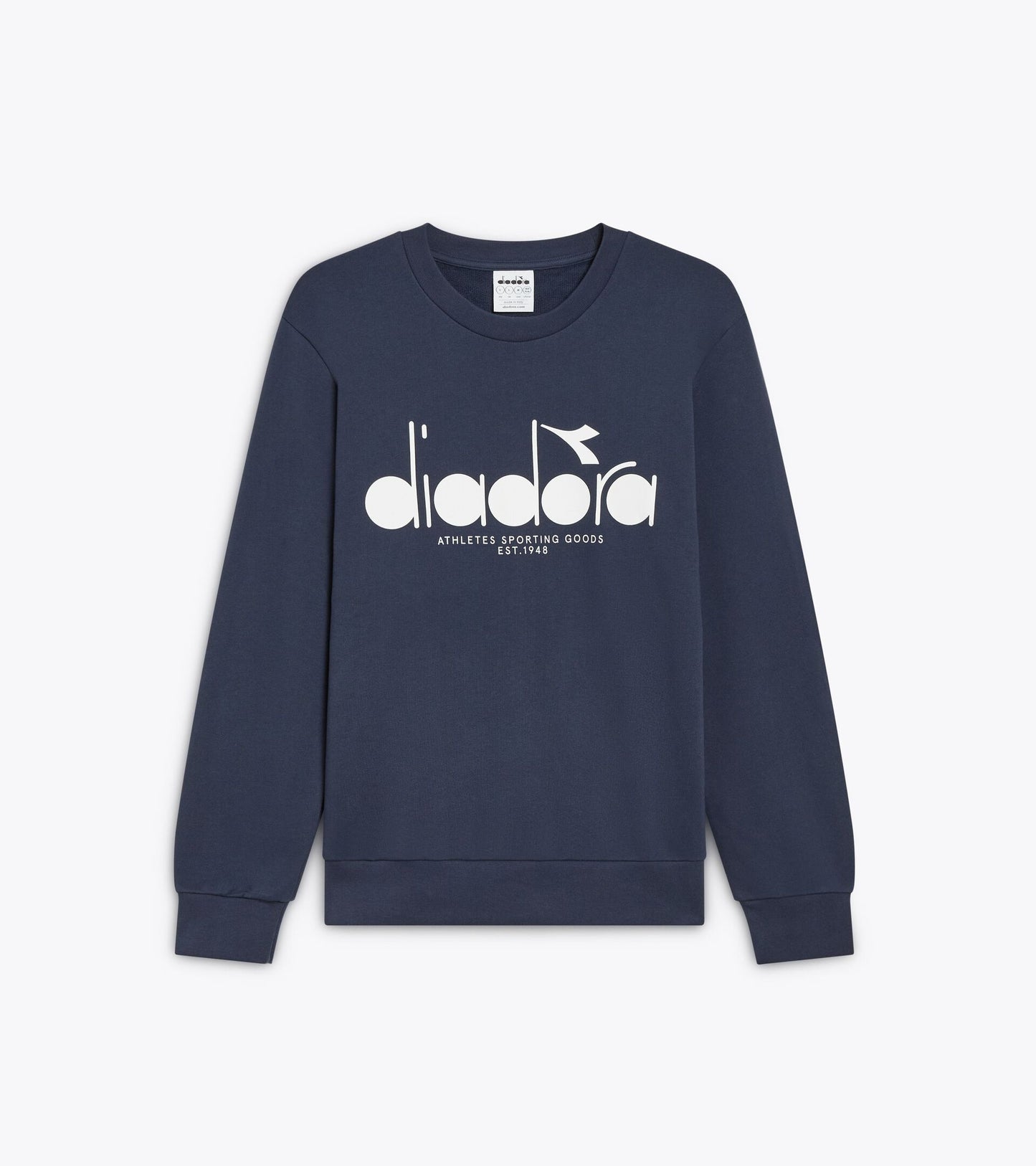 Diadora アパレル SWEATSHIRT CREW LOGO - UNISEX - ネイビー