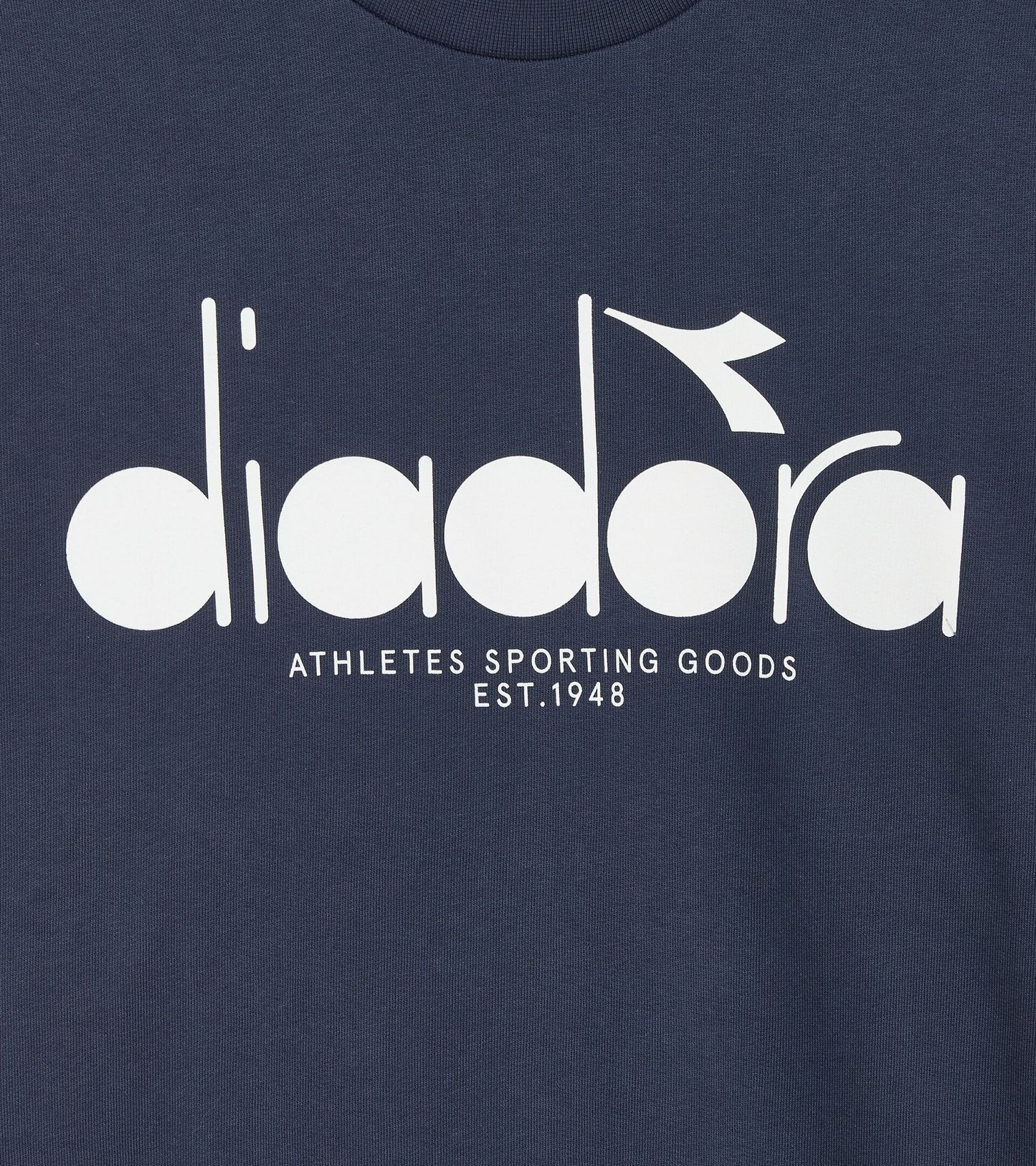 Diadora アパレル SWEATSHIRT CREW LOGO - UNISEX - ネイビー