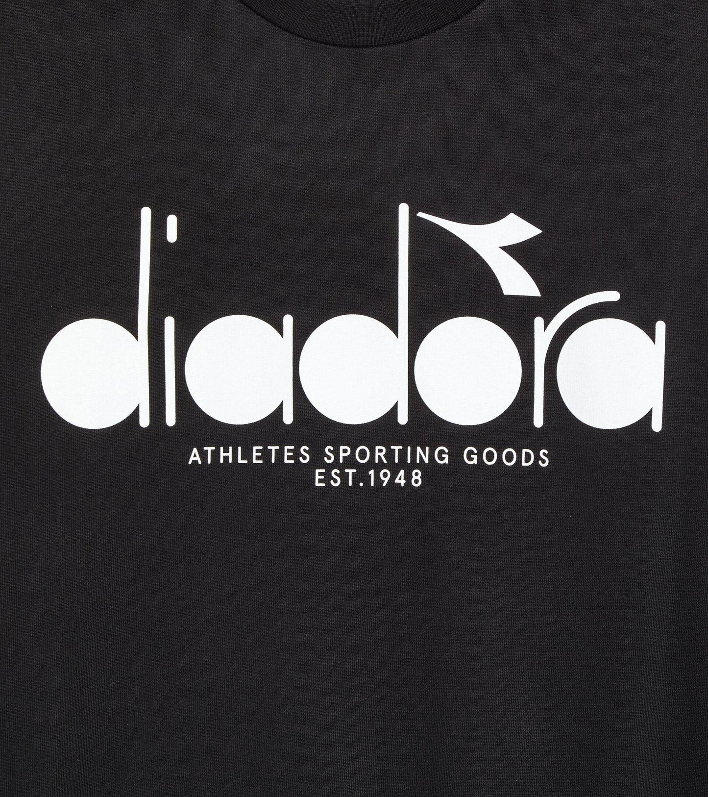 Diadora アパレル SWEATSHIRT CREW LOGO - UNISEX - ブラック
