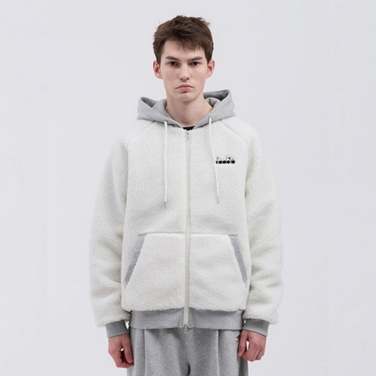 Diadora アパレル Comfy Fleece Jacket パーカー - UNISEX - ホワイト