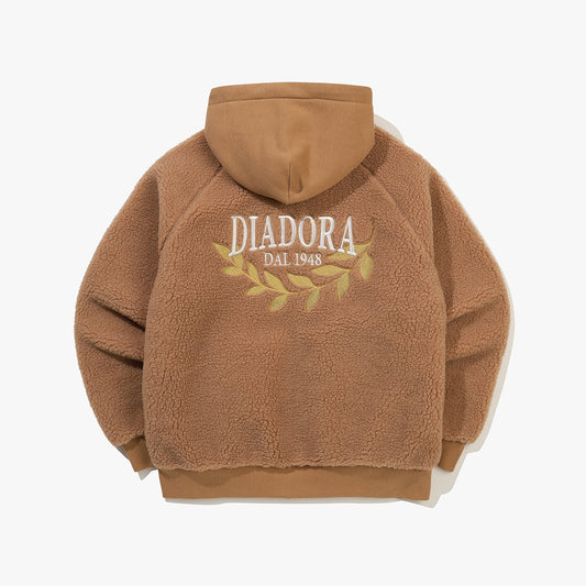 Diadora アパレル Comfy Fleece Jacket パーカー - UNISEX - ブラウン