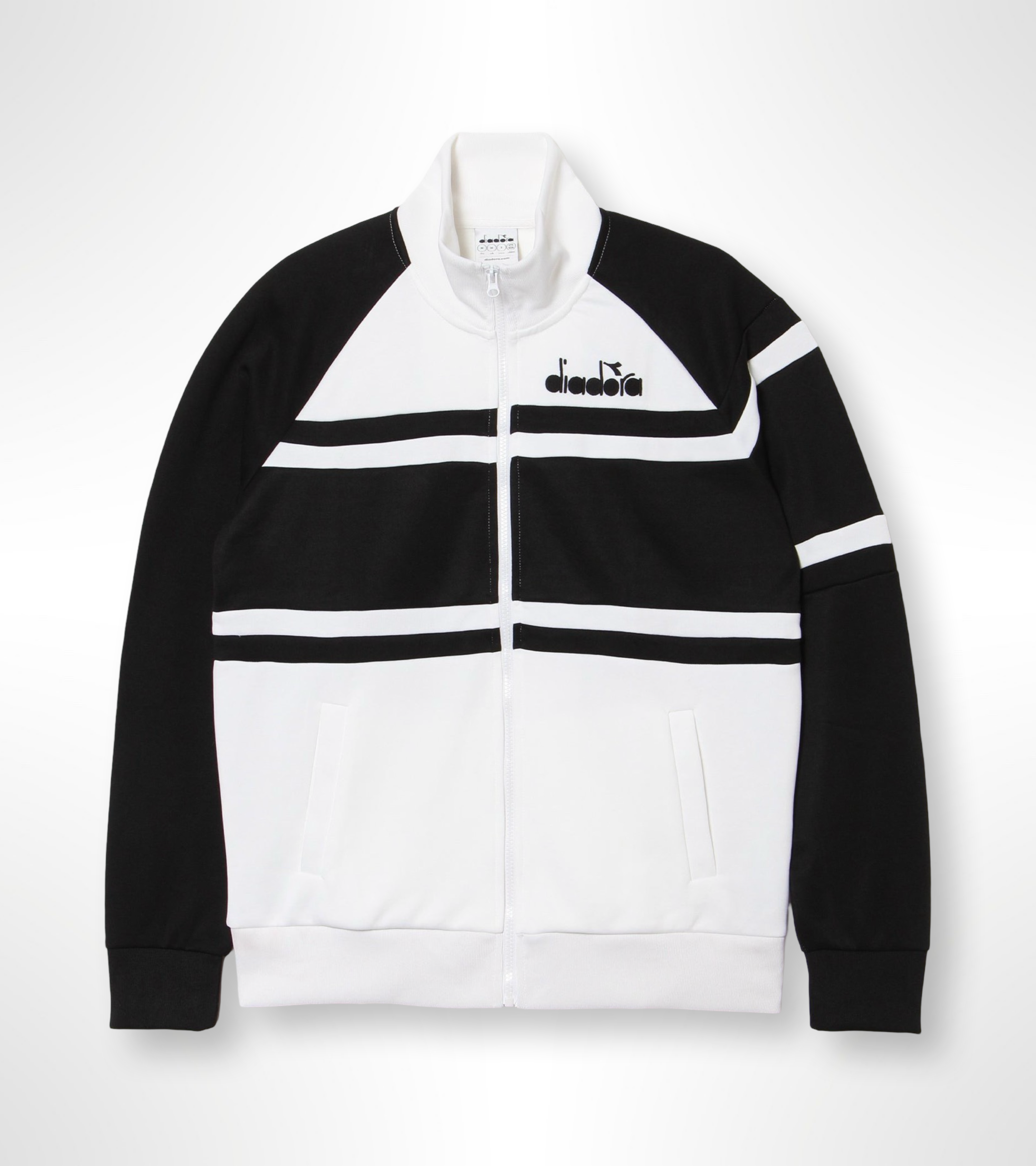 JACKET 80S ジャケット - UNISEX - ホワイト – Diadora・Valsport 公式 JACKET 80S ジャケット - UNISEX - ホワイト – Diadora・Valsport 公式