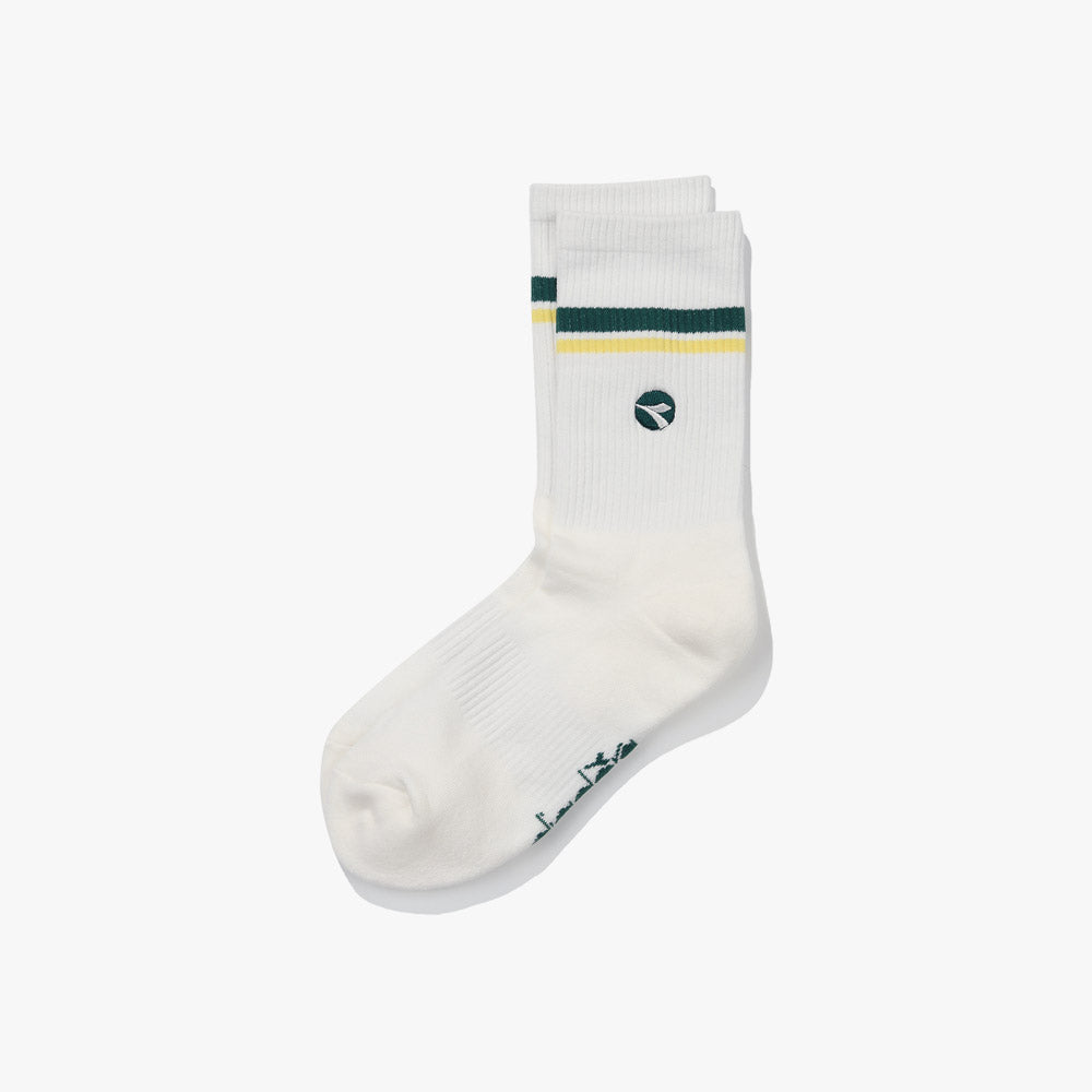 Diadora アパレル FREEZE LOGO QURTER SOCKS ソックス - UNISEX - ホワイト/グリーン
