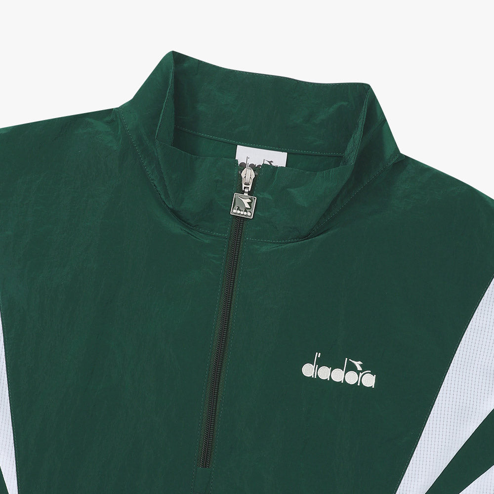Diadora アパレル GLANDSLAM AIRY HALF ANORAK ポロシャツ - UNISEX - グリーン