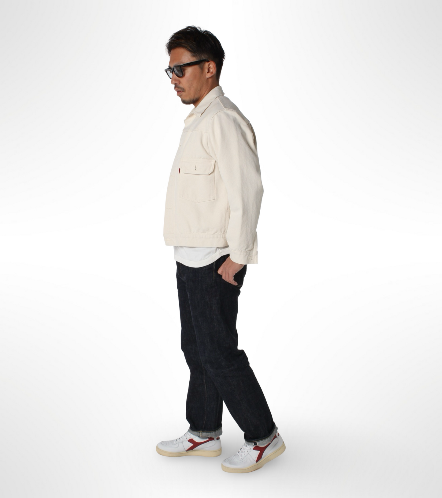 MI BASKET LOW USED - UNISEX - ホワイト