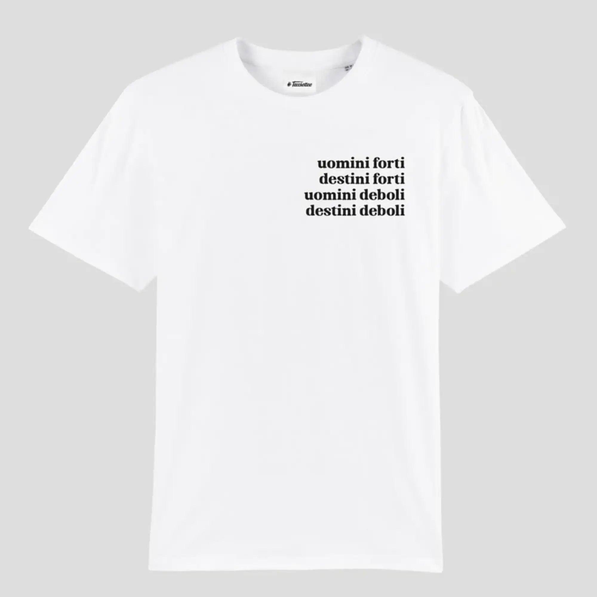 UOMINI FORTI Tシャツ - UNISEX - ホワイト