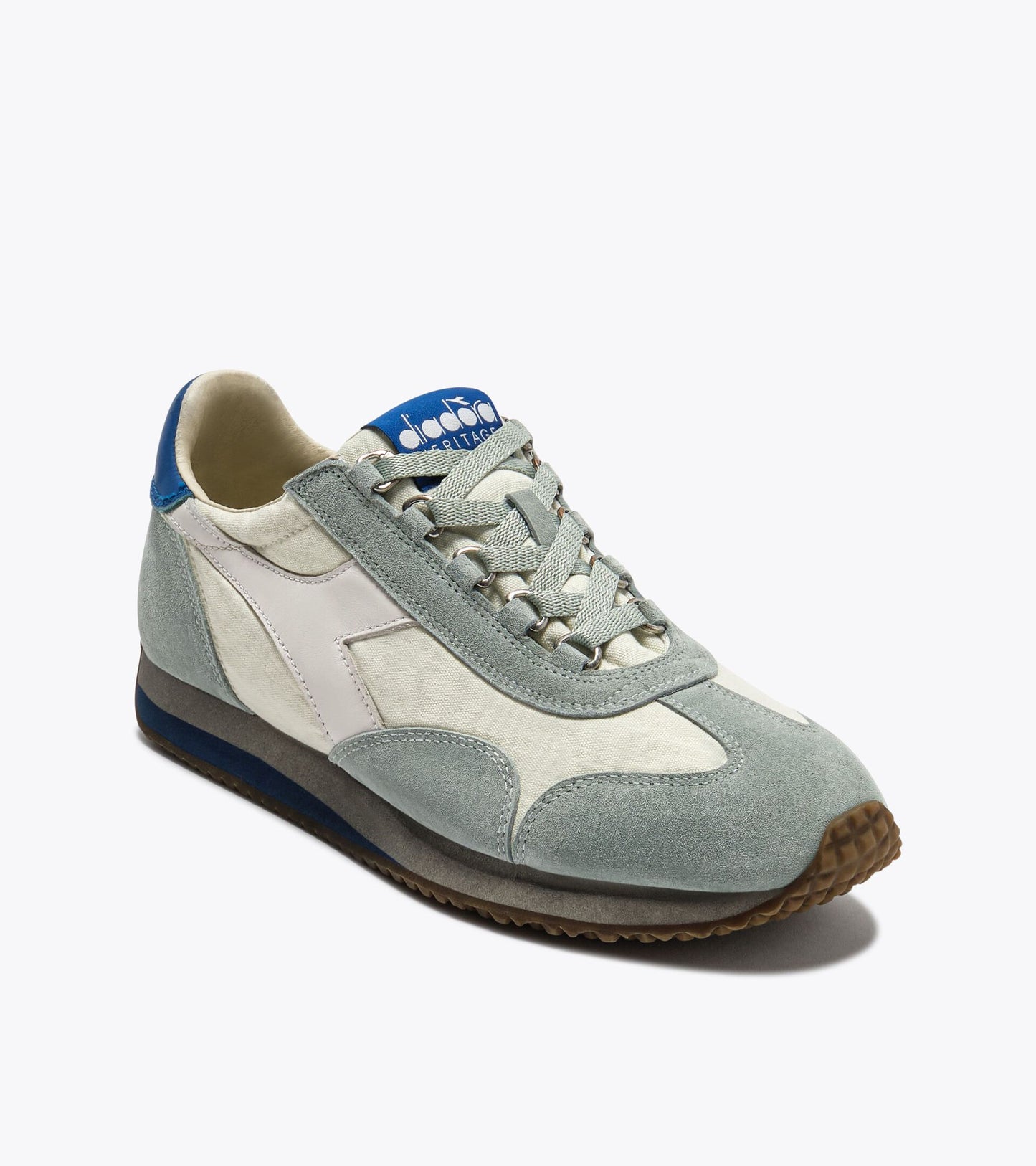 Diadora Heritage Collection EQUIPE CANVAS SW EVO｜ディアドラ スニーカー ホワイト ブルー メンズ