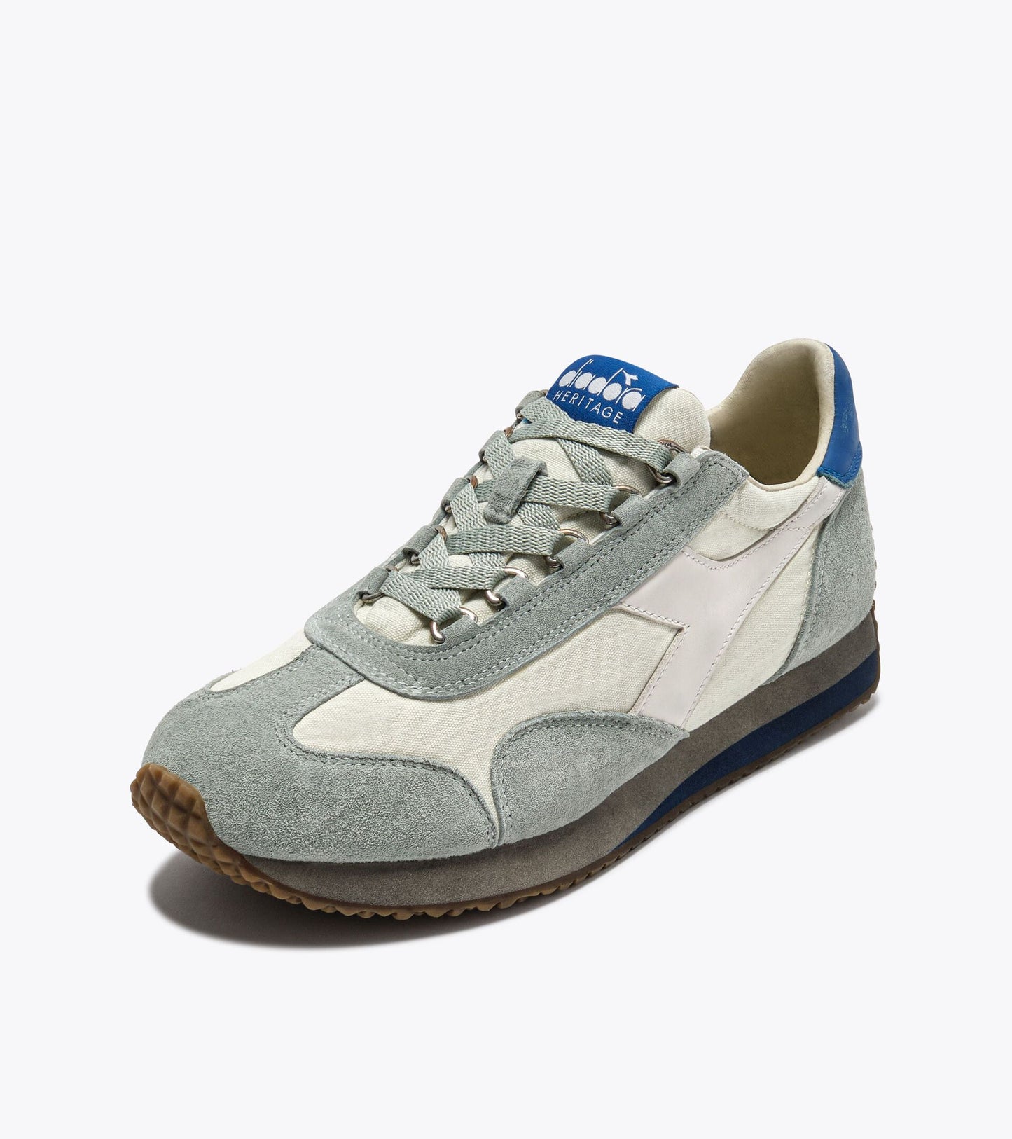 Diadora Heritage Collection EQUIPE CANVAS SW EVO｜ディアドラ スニーカー ホワイト ブルー メンズ