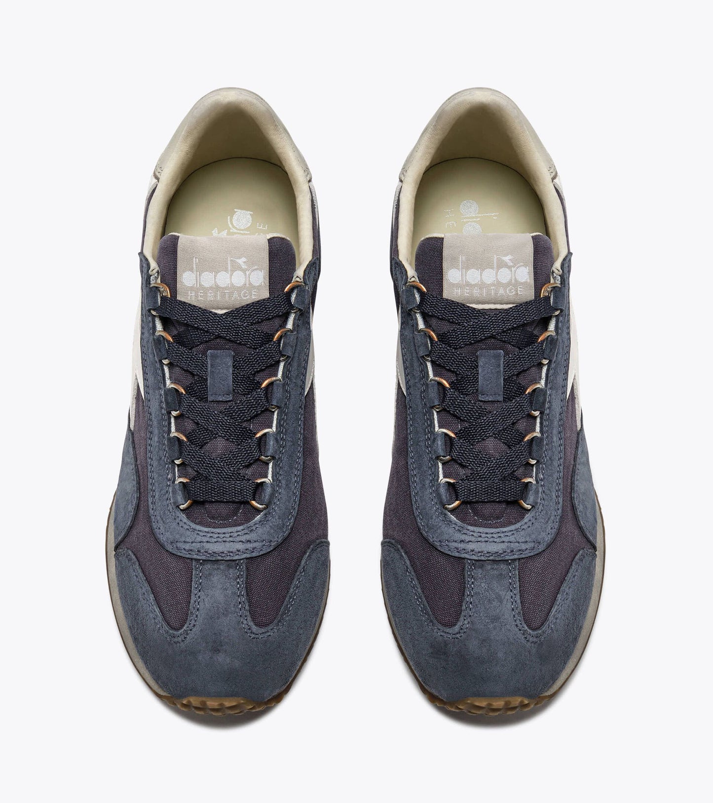 Diadora Heritage Collection EQUIPE CANVAS SW EVO｜ディアドラ スニーカー ネイビー メンズ