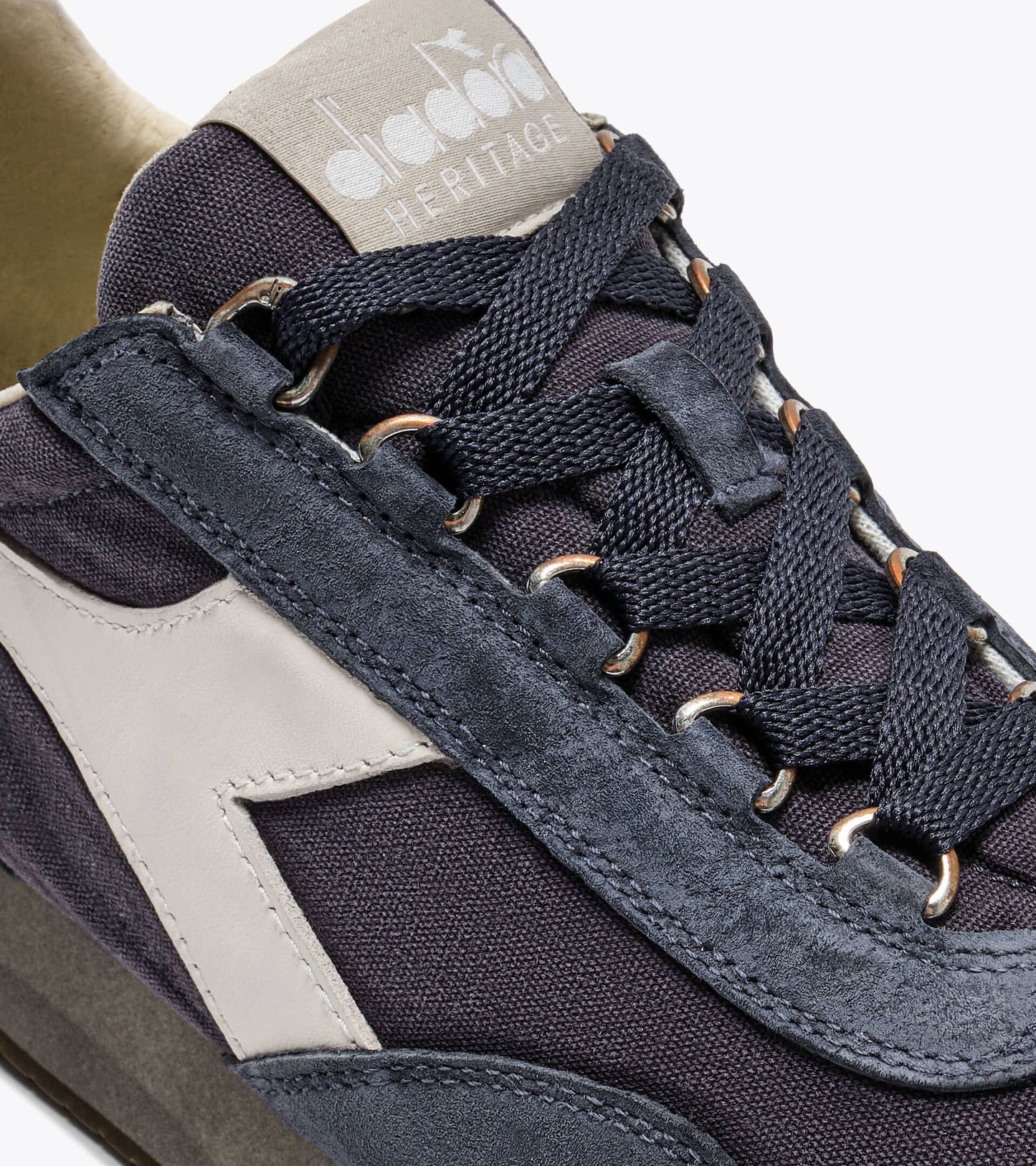 Diadora Heritage Collection EQUIPE CANVAS SW EVO｜ディアドラ スニーカー ネイビー メンズ