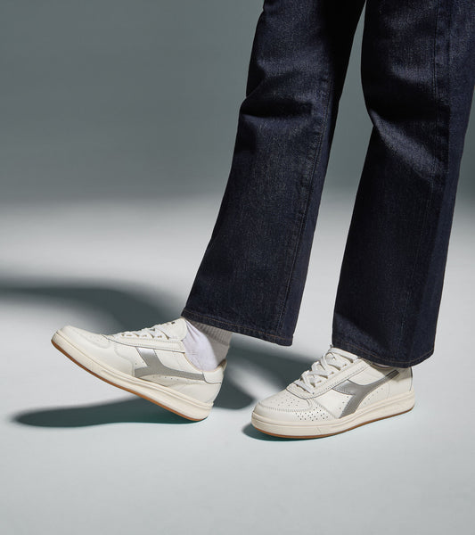 Diadora Heritage Collection B.ELITE '84｜ディアドラ スニーカー ホワイト シルバー メンズ レディース