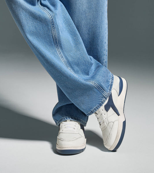 Diadora Heritage Collection B.560 USED|ディアドラ スニーカー ホワイト ブルー メンズ