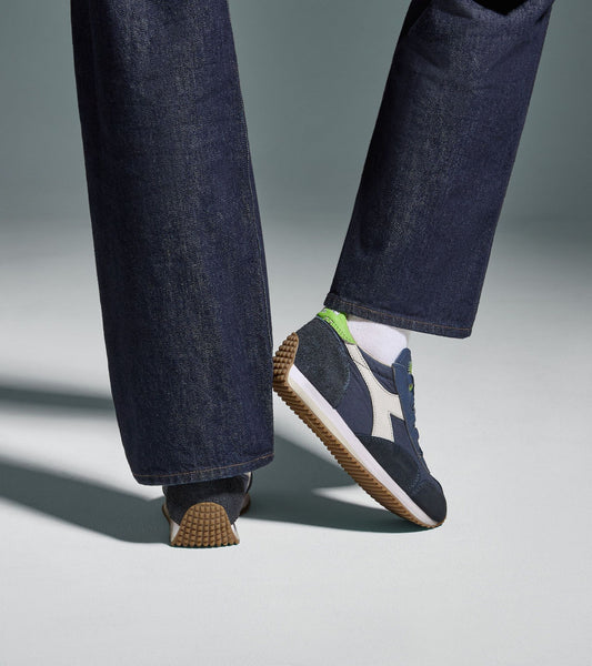 Diadora Heritage Collection EQUIPE DIRTY SW EVO｜ディアドラ スニーカー ネイビー グリーン メンズ