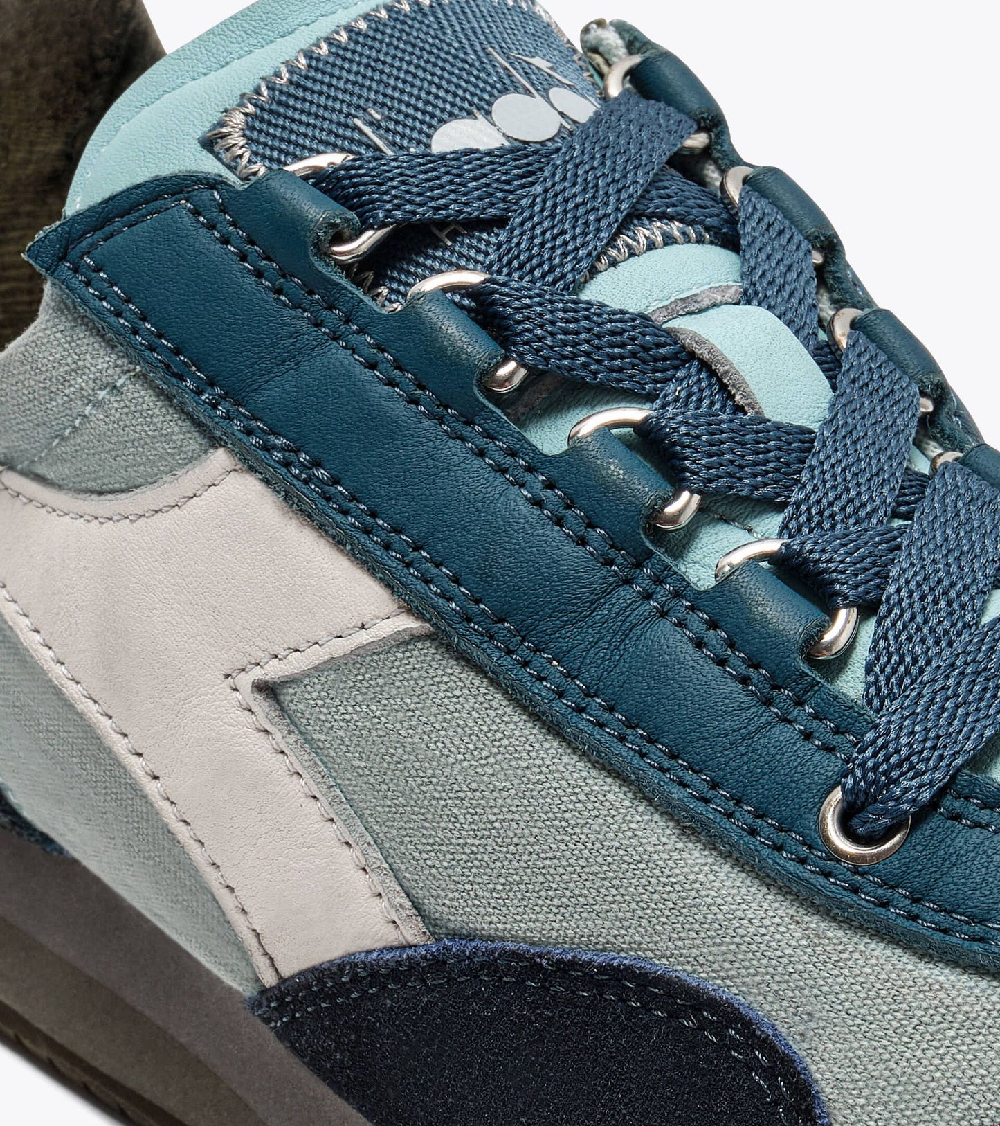 Diadora Heritage Collection EQUIPE DIRTY SW EVO｜ディアドラ スニーカー プラム ブルー メンズ