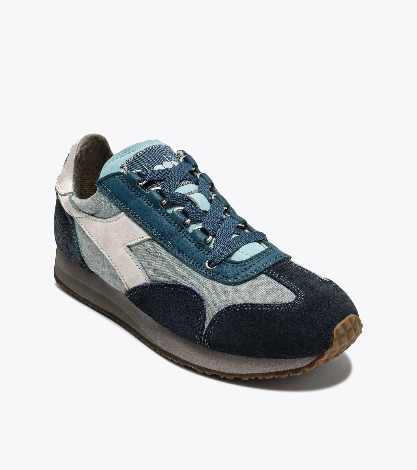 Diadora Heritage Collection EQUIPE DIRTY SW EVO｜ディアドラ スニーカー プラム ブルー メンズ