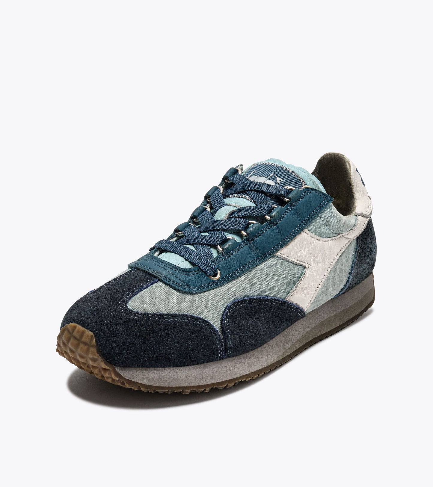 Diadora Heritage Collection EQUIPE DIRTY SW EVO｜ディアドラ スニーカー プラム ブルー メンズ