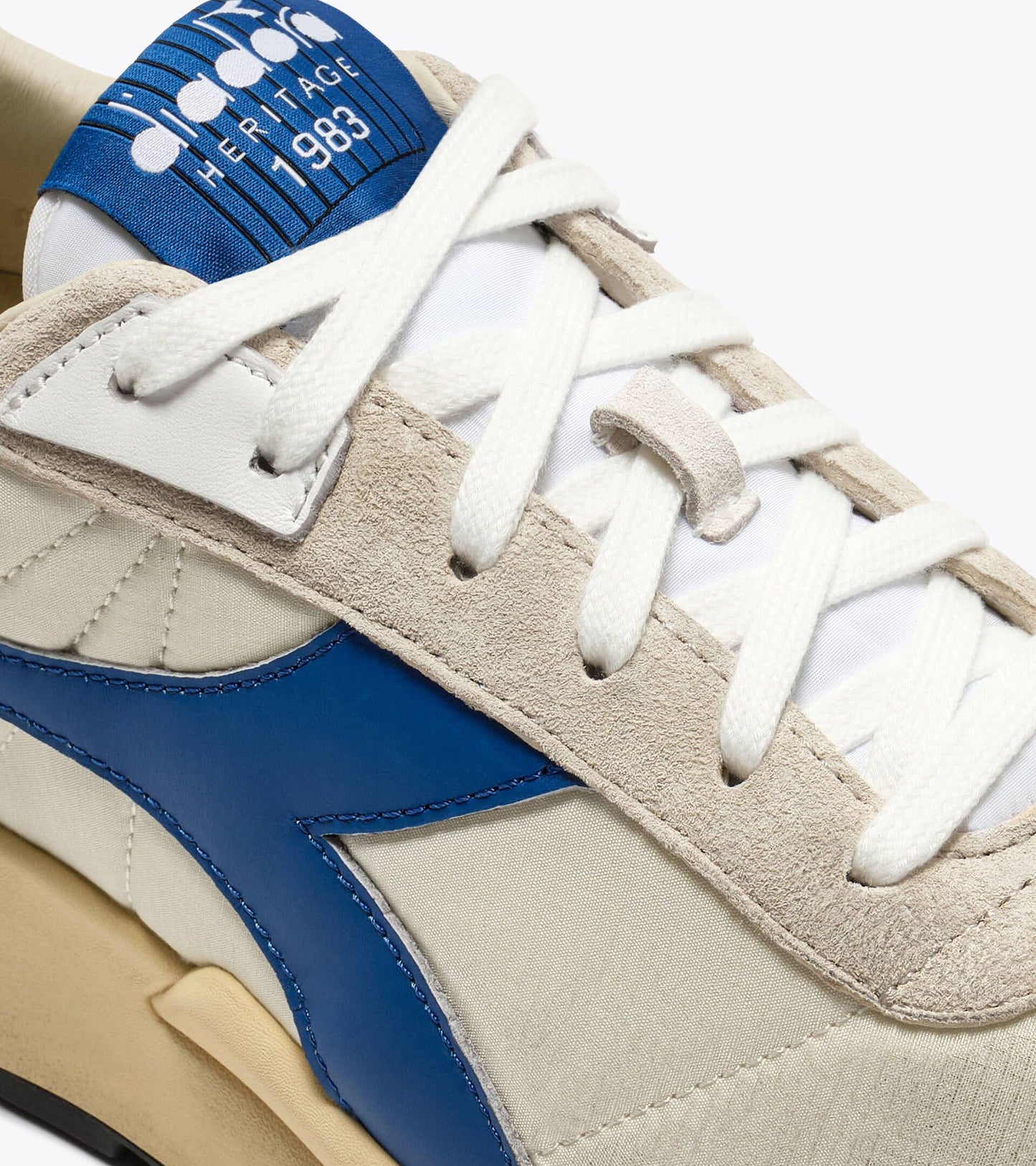 Diadora Heritage Collection MERCURY ELITE SPRINT SW｜ディアドラ スニーカー ホワイト ブルー メンズ レディース