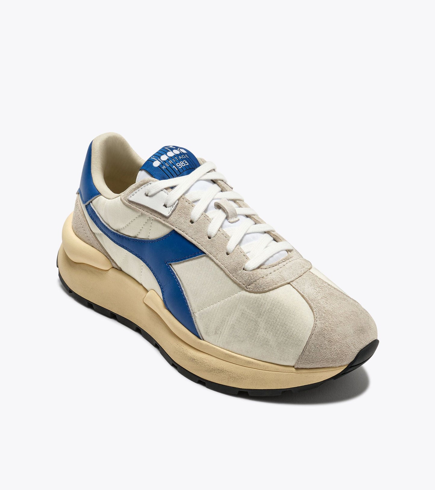 Diadora Heritage Collection MERCURY ELITE SPRINT SW｜ディアドラ スニーカー ホワイト ブルー メンズ レディース