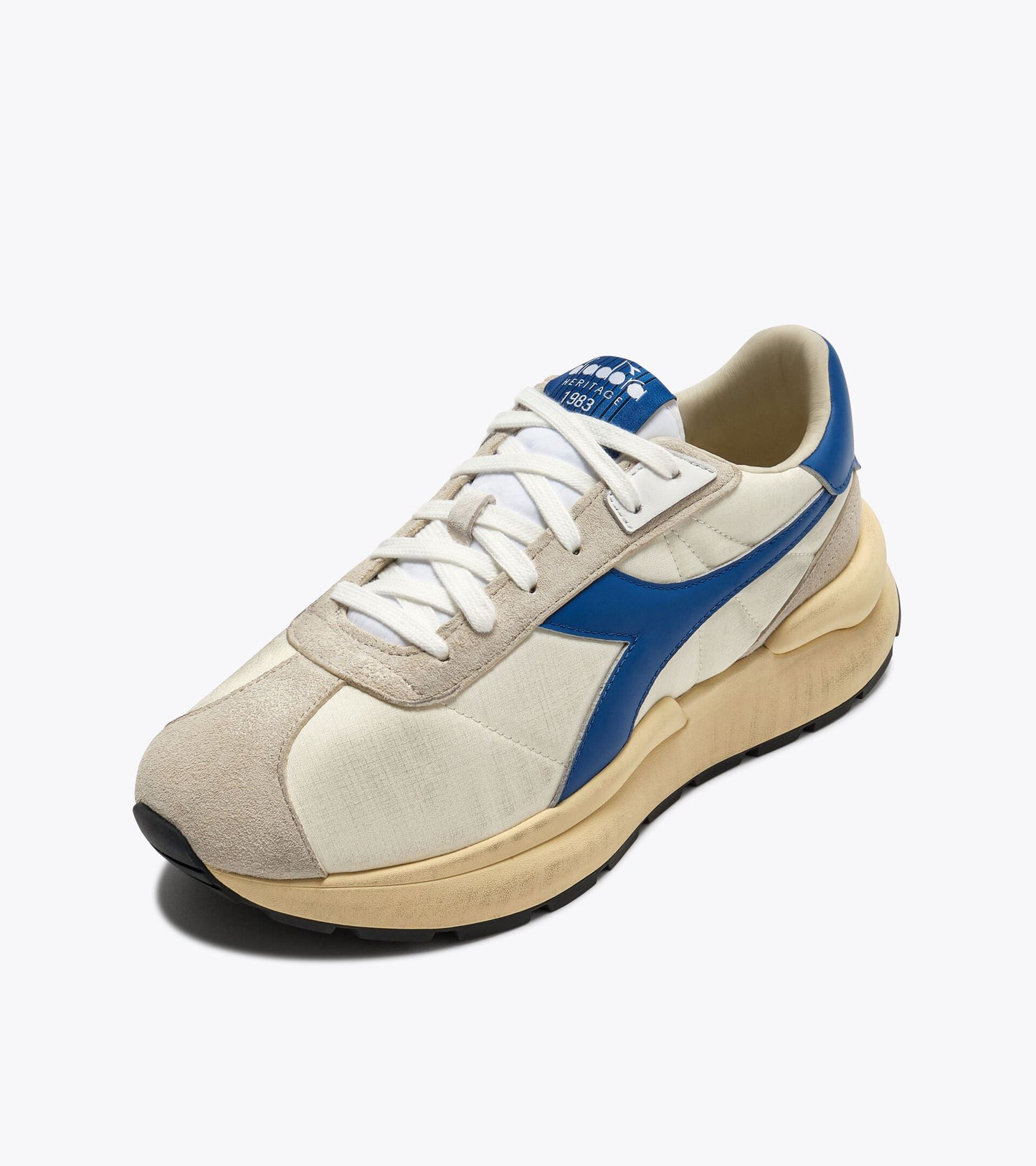 Diadora Heritage Collection MERCURY ELITE SPRINT SW｜ディアドラ スニーカー ホワイト ブルー メンズ レディース