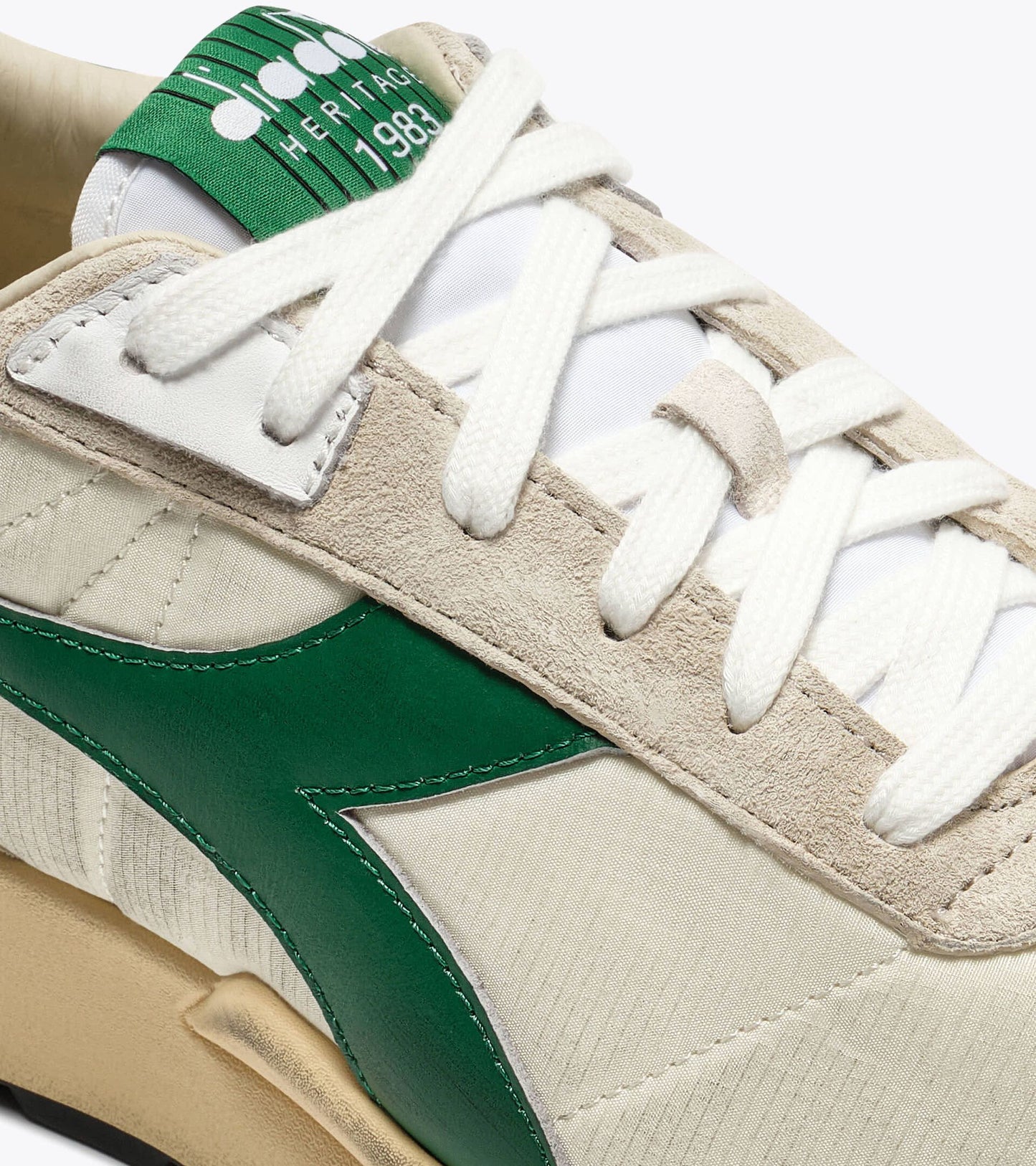 Diadora Heritage Collection MERCURY ELITE SPRINT SW｜ディアドラ スニーカー ホワイト グリーン メンズ レディース
