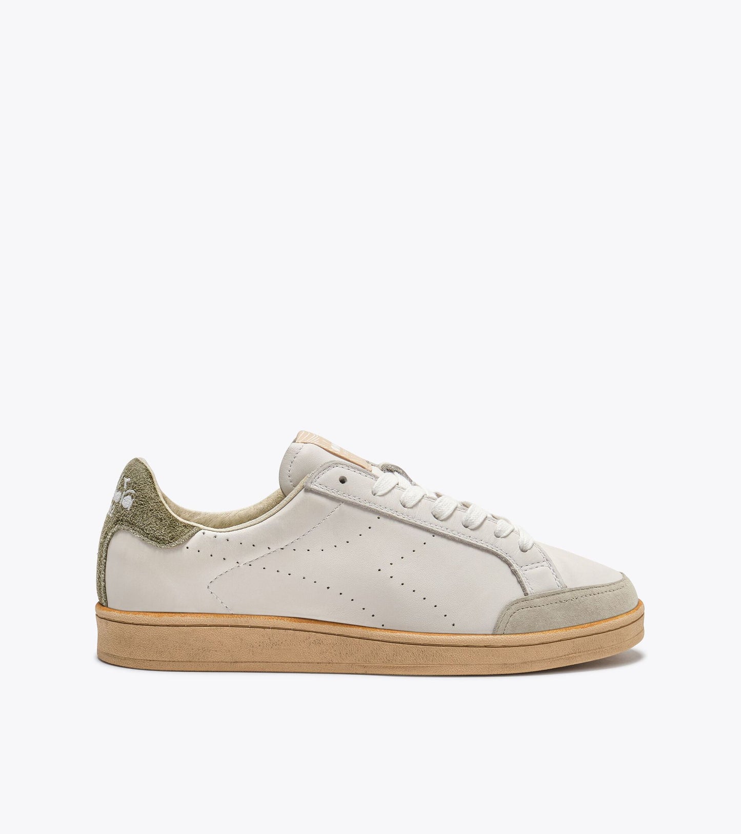 Diadora Heritage Collection PRESTIGE PLAIN USED｜ディアドラ スニーカー ホワイト グリーン メンズ