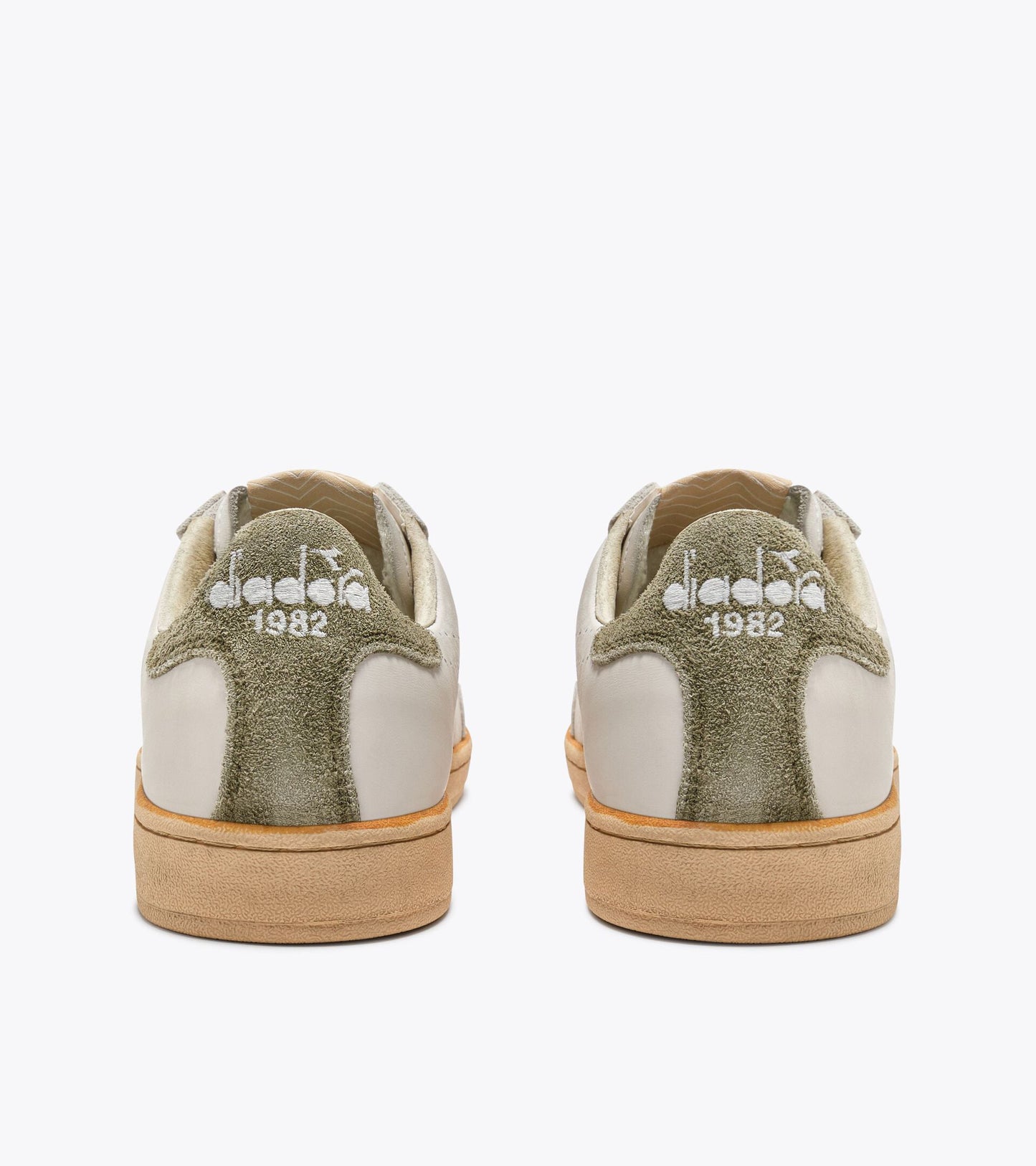 Diadora Heritage Collection PRESTIGE PLAIN USED｜ディアドラ スニーカー ホワイト グリーン メンズ