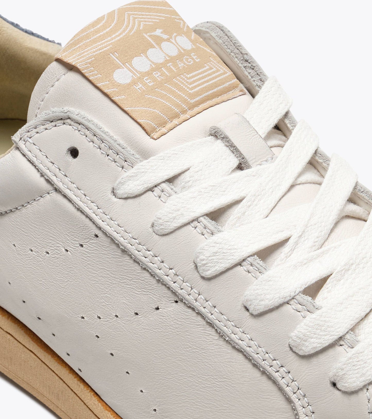 Diadora Heritage Collection PRESTIGE PLAIN USED｜ディアドラ スニーカー ホワイト ブルー メンズ