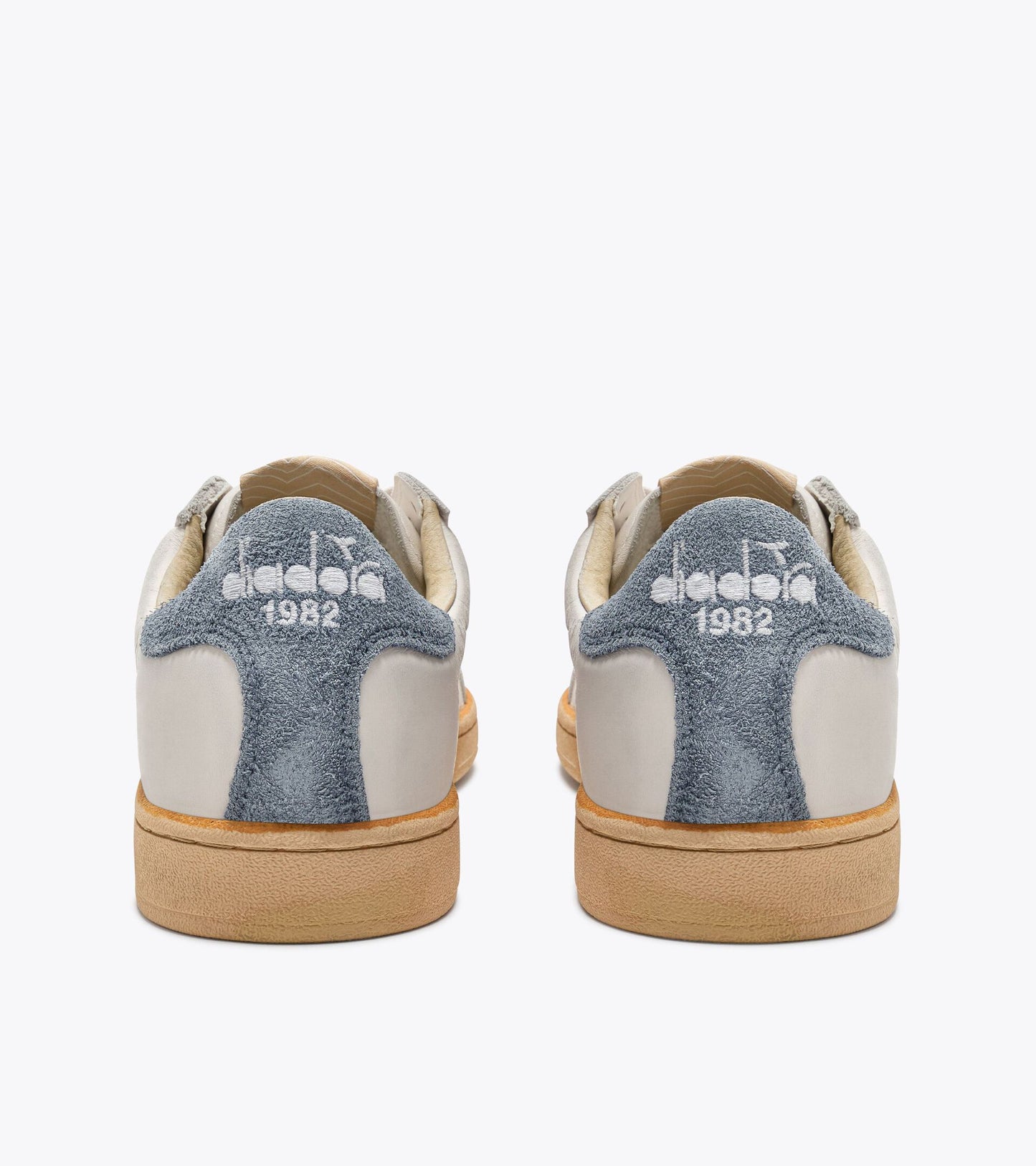 Diadora Heritage Collection PRESTIGE PLAIN USED｜ディアドラ スニーカー ホワイト ブルー メンズ