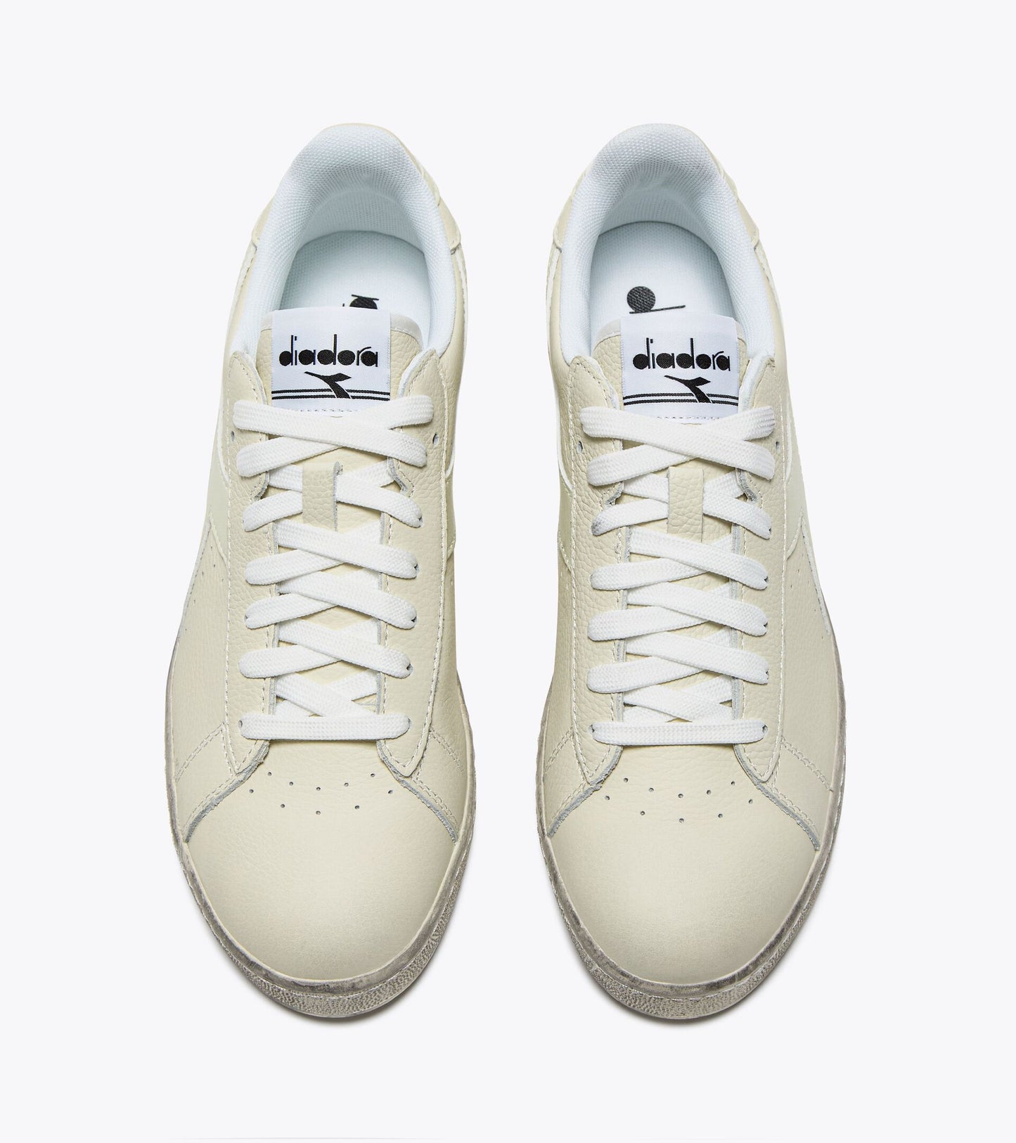 Diadora Sportswear Collection GAME L LOW WAXED｜ディアドラ スニーカー ホワイト メンズ レディース