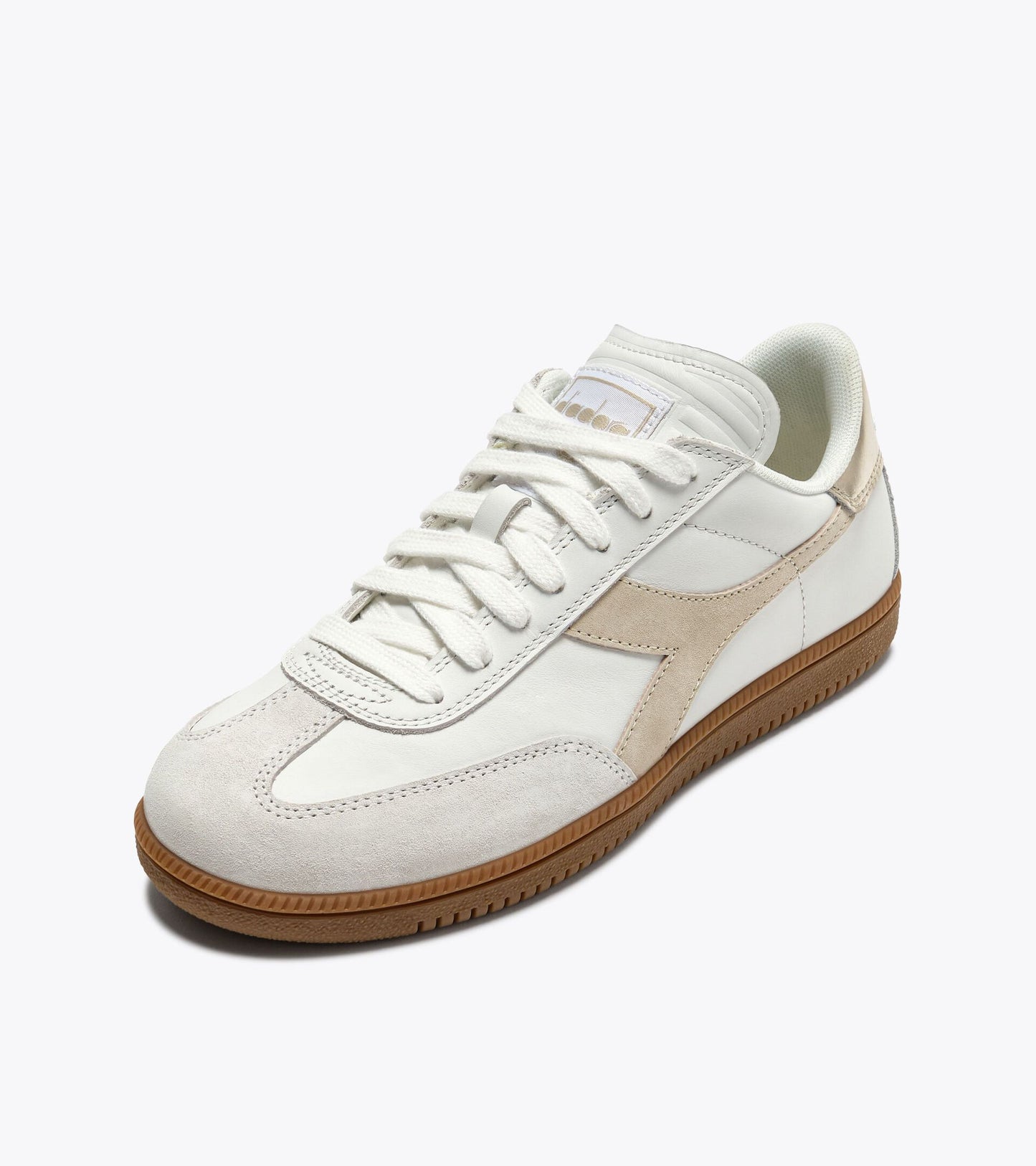 Diadora Sportswear Collection TRAINER METAL｜ディアドラ スニーカー ホワイト ゴールド メンズ レディース