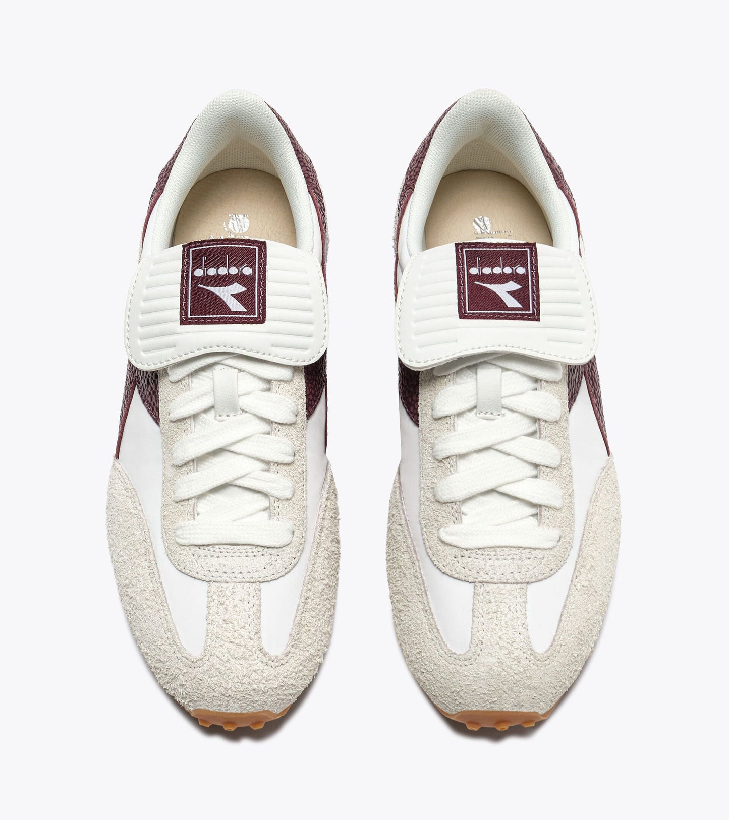 Diadora Sportswear Collection RALLY INDOOR｜ディアドラ スニーカー ホワイト レッド メンズ レディース