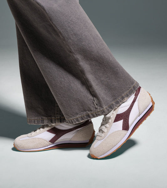 Diadora Sportswear Collection RALLY INDOOR|ディアドラ スニーカー ホワイト レッド メンズ レディース