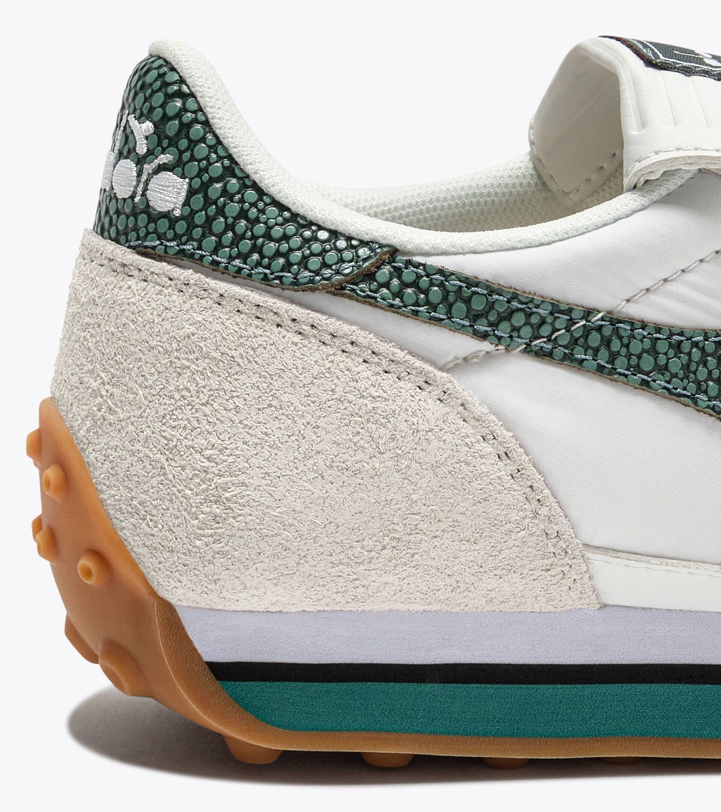 Diadora Sportswear Collection RALLY INDOOR｜ディアドラ スニーカー ホワイト グリーン メンズ