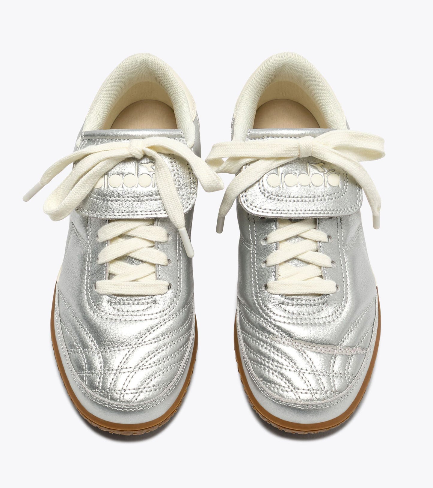 Diadora Sportswear Collection GOLD INDOOR METALLIC｜ディアドラ スニーカー シルバー メンズ レディース
