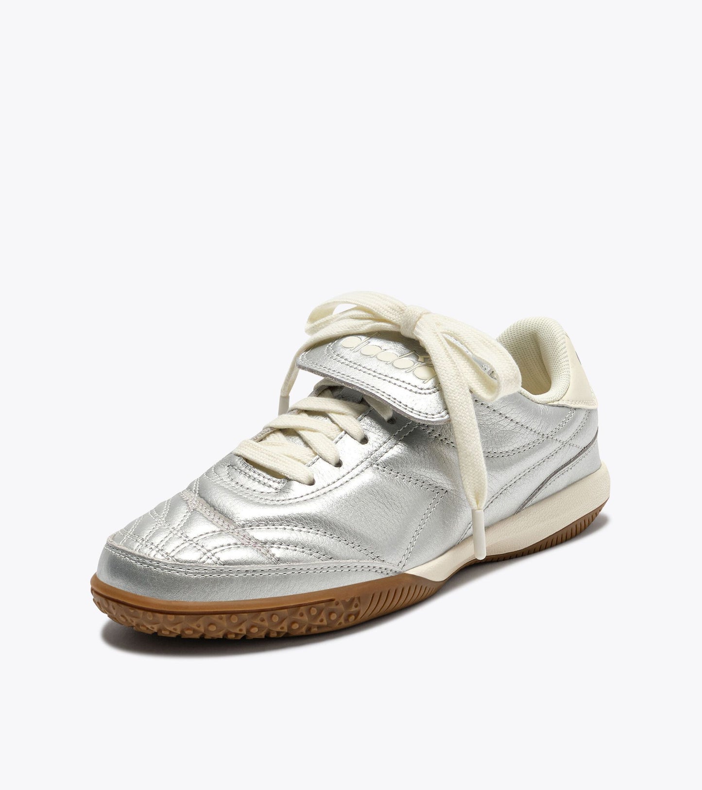 Diadora Sportswear Collection GOLD INDOOR METALLIC｜ディアドラ スニーカー シルバー メンズ レディース