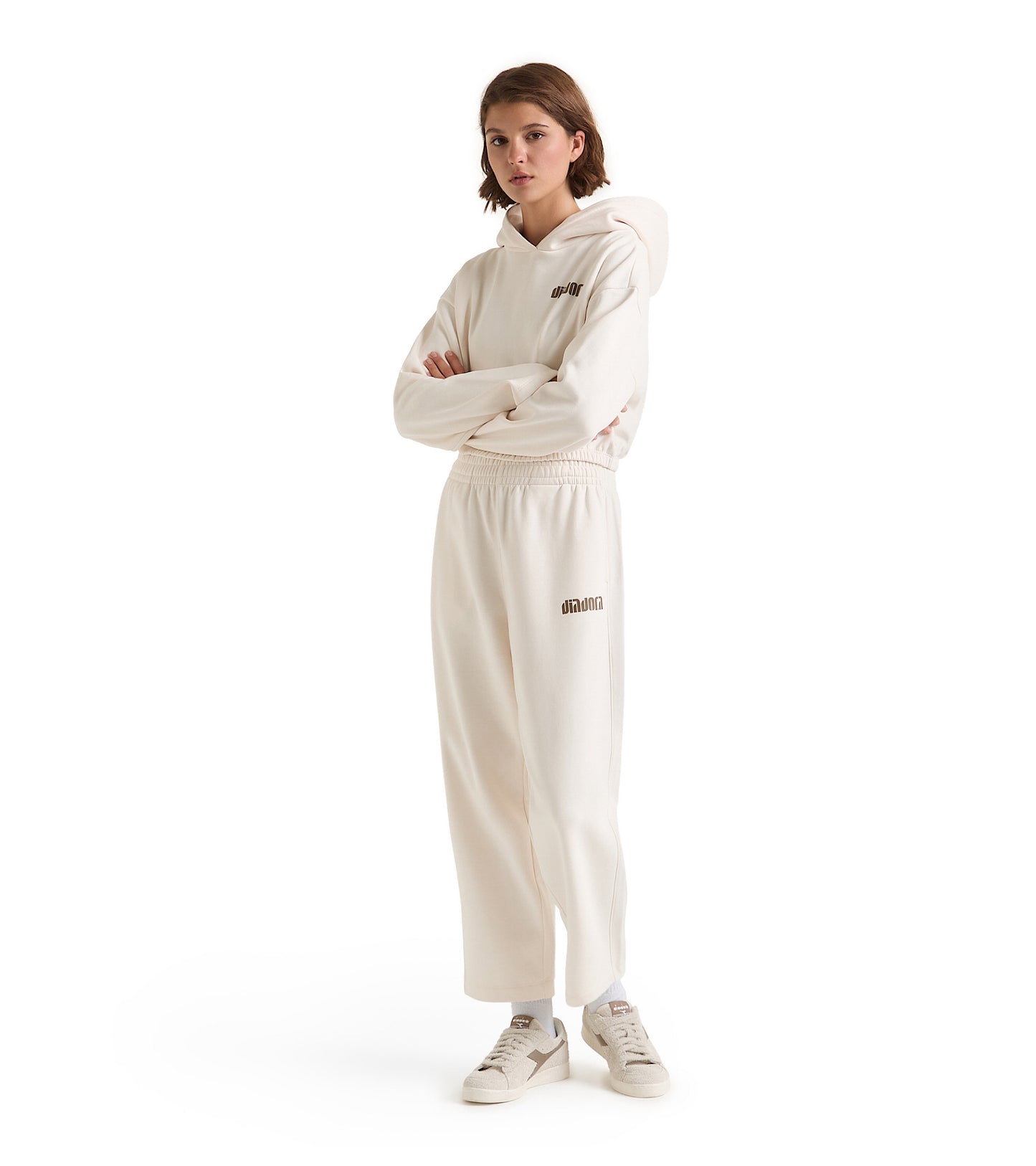 Diadora Sportswear Collection GAME LOW SUEDE WAXED ｜ディアドラ スニーカー オフホワイト レディース