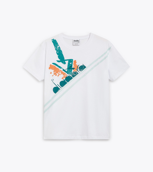 T-SHIRT SS TENNIS 90s　Tシャツ - UNISEX - ホワイト - アトランティック スターズ ジャパン 公式通販 チンクエ  ステッレ オンライン ストア 日本総代理店