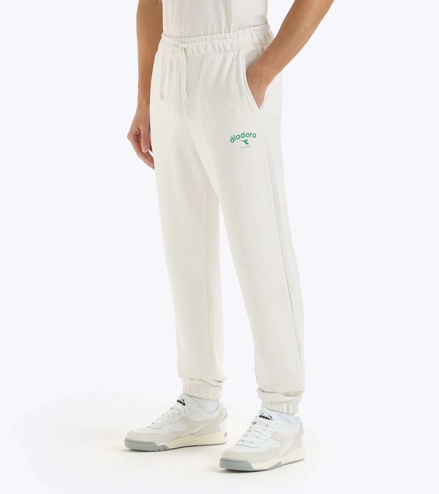 Diadora アパレル PANTS ATHL. LOGO パンツ - UNISEX - ホワイト