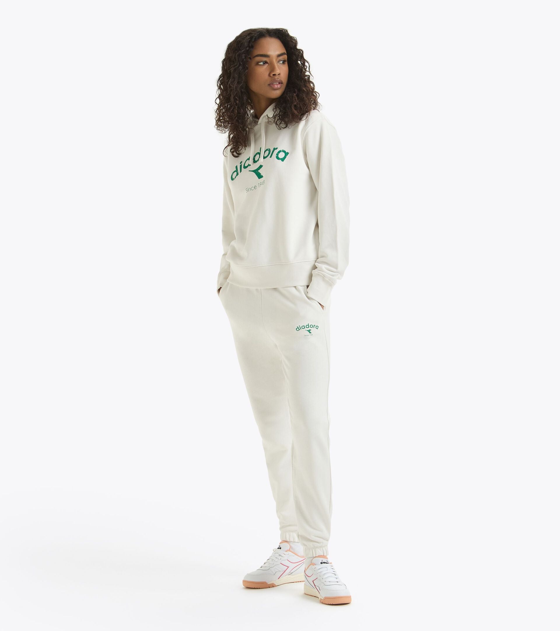 Diadora アパレル PANTS ATHL. LOGO パンツ - UNISEX - ホワイト