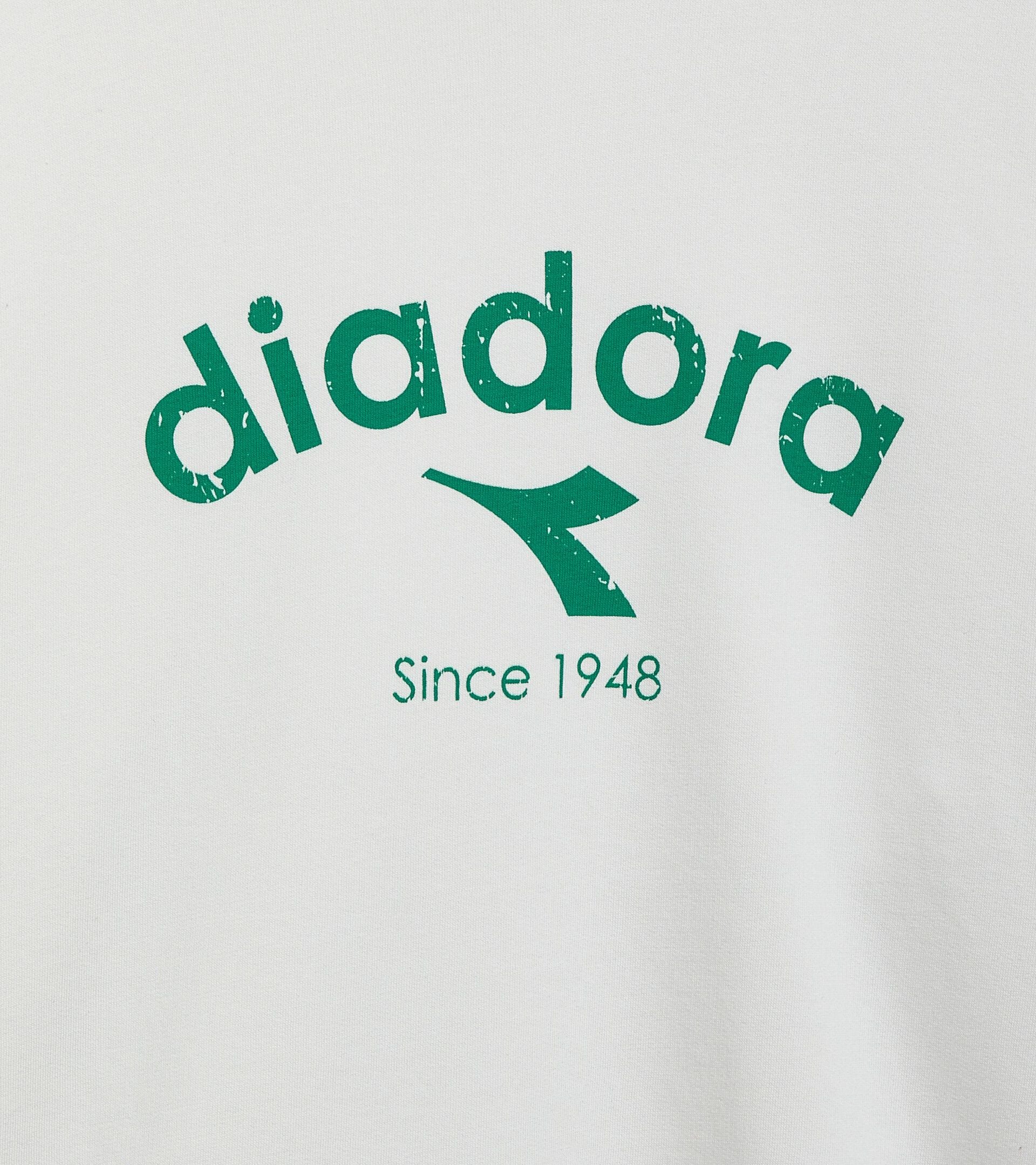 Diadora アパレル SWEATSHIRT CREW ATHL. LOGO - UNISEX - ホワイト