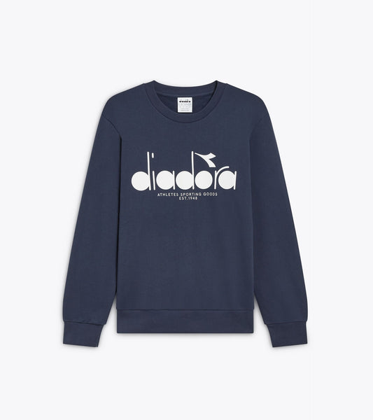 Diadora アパレル SWEATSHIRT CREW LOGO - UNISEX - ネイビー