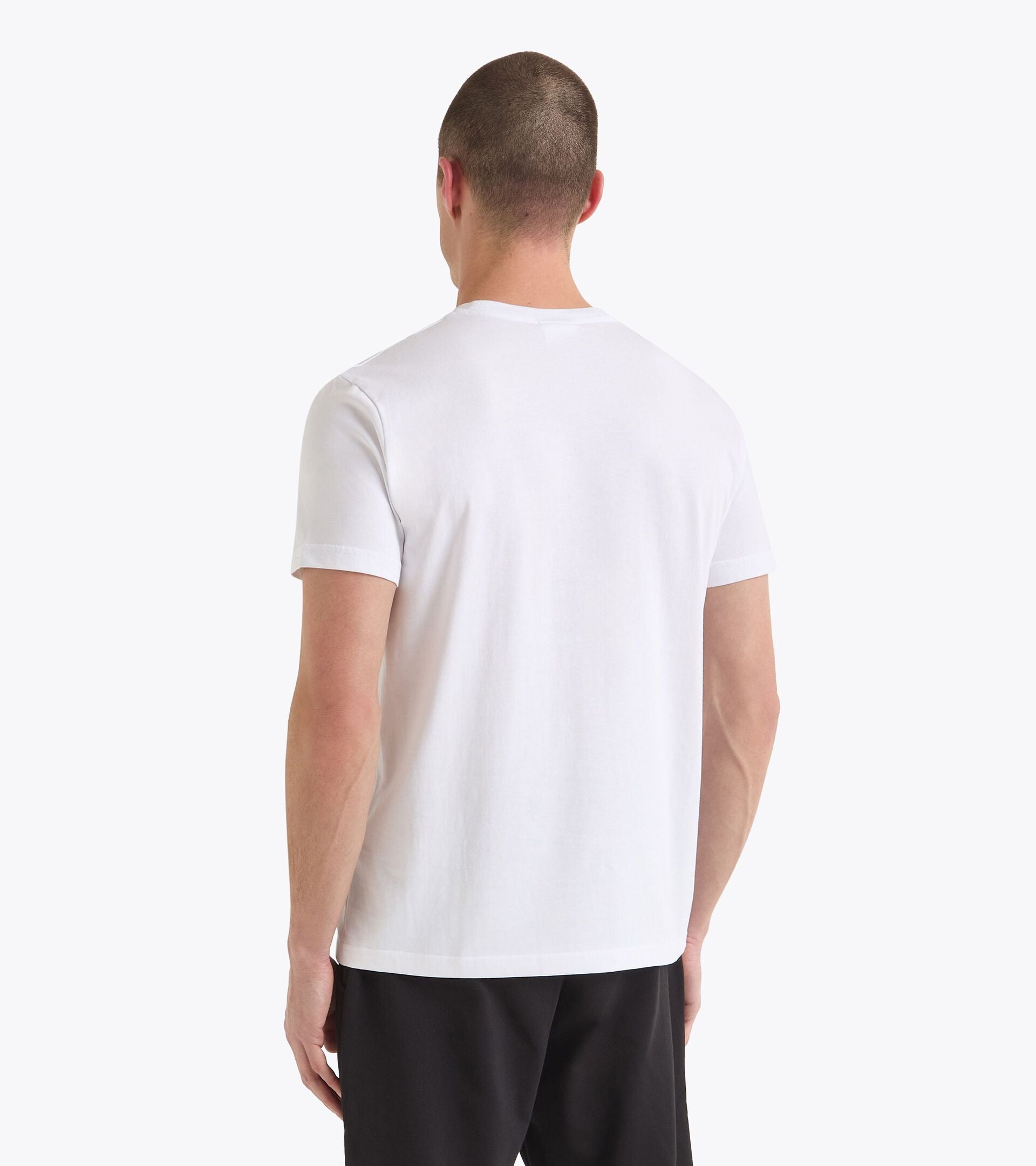 Diadora アパレル T-SHIRT SS LOGO Tシャツ - UNISEX - ホワイト/グリーン