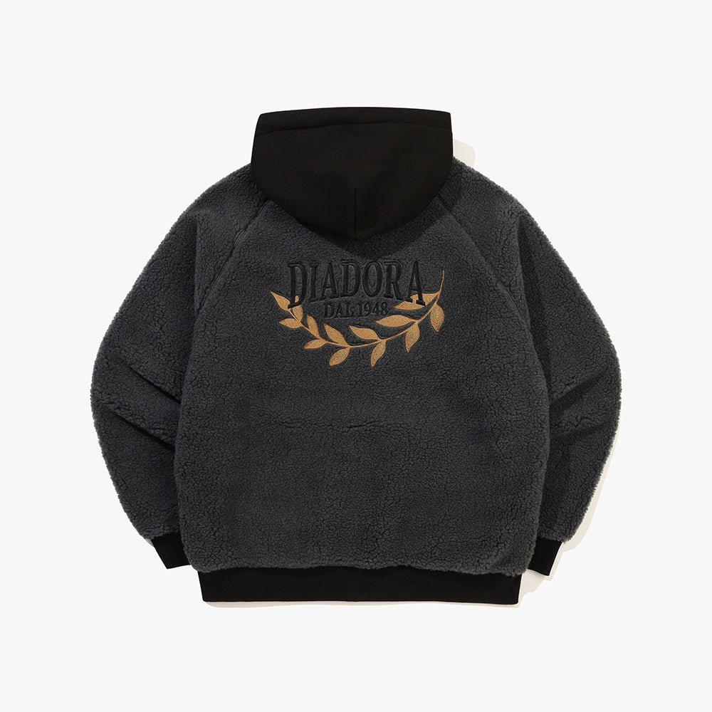 Diadora アパレル Comfy Fleece Jacket パーカー - UNISEX - ダークグレー