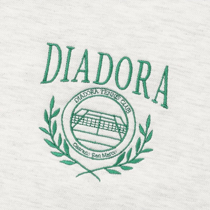 Diadora アパレル Air Cushion Zip-Up Hoodie パーカー - UNISEX - ライトグレー