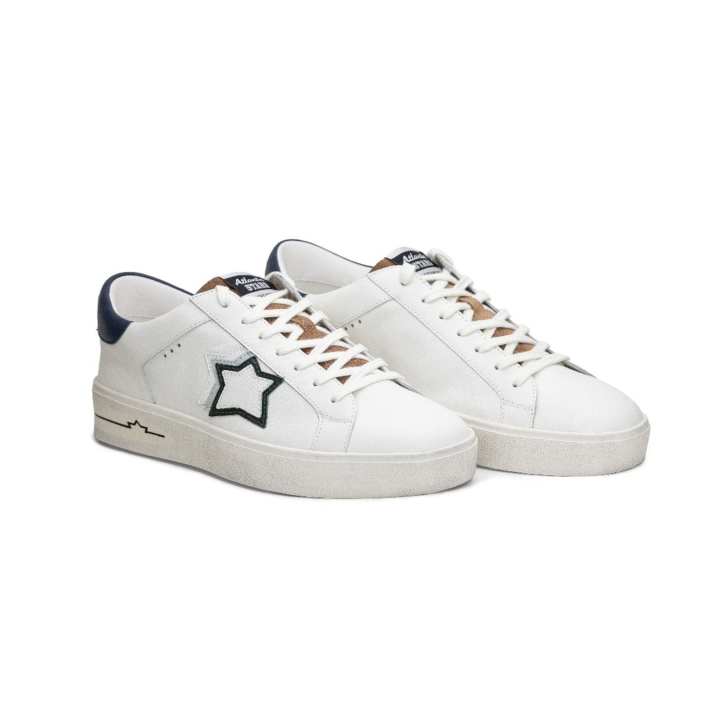 Atlantic STARS スニーカー  ATHENS 3010-0105 - MENS - ホワイト/ブルー